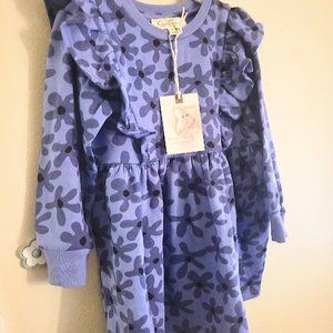 Adorable Jessica Simpson toddler dress size 2. MWT. Gorgeous violet/ blue color